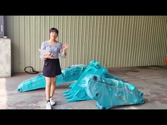 braço do túnel da escavadeira