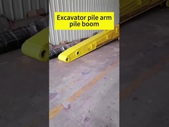 Excavadora pilha de direção de braço Excavadora de longo alcance boom