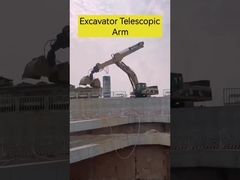 Excavadora telescópica braço de excavadora telescópica