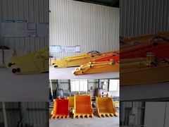 Três conjuntos Excavadora braço de longo alcance Excavadora braço longo