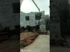 Q355B Q690D Demolição Boom de longo alcance 20m 30m para escavadeira de alto alcance