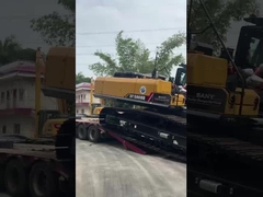 Excavadora telescópica de duas secções com braço de barra padrão ou balde de carapaça