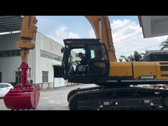 Venda de braço telescópico com 1.5cbm Clamshell Bucket 30m 32m Excavator Long Reach Arm