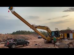 Braço Telescópico para Escavadeira Lança Telescópica de Escavadeira Q355B 8m-16m Profundidade de Escavação