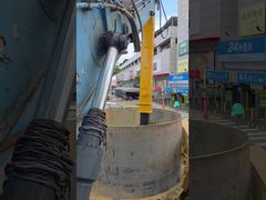 Braço telescópico de escavadeira com concha Braço telescópico de escavadeira