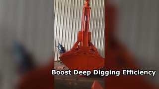 Escavadeira Clamshell Bucket Escavadeira Bucket Excavator Attachments