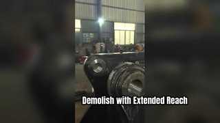 Braço de demolição de escavadeira com lança de demolição de cisalhamento do britador para escavadeira