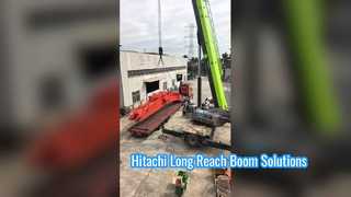 Braço de lança de longo alcance da escavadeira Hitachi: Melhorando o desempenho em ambientes desafiadores