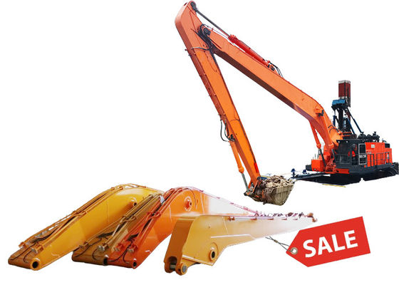 18m Excavadora de longo alcance Boom Equipamento pesado Braço longo para limpeza do leito do rio