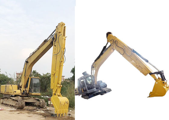 12M 10M Telescópica Excavadora Sliding Boom Brace, Q355B Excavator anexos