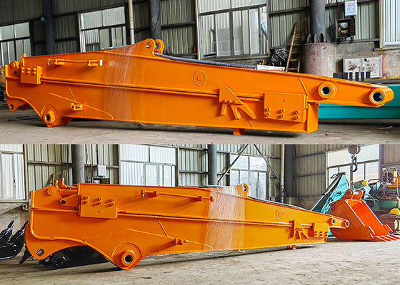 12M 10M Telescópica Excavadora Sliding Boom Brace, Q355B Excavator anexos