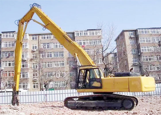 Q355B Q690D Demolição Boom de longo alcance 20m 30m para escavadeira de alto alcance