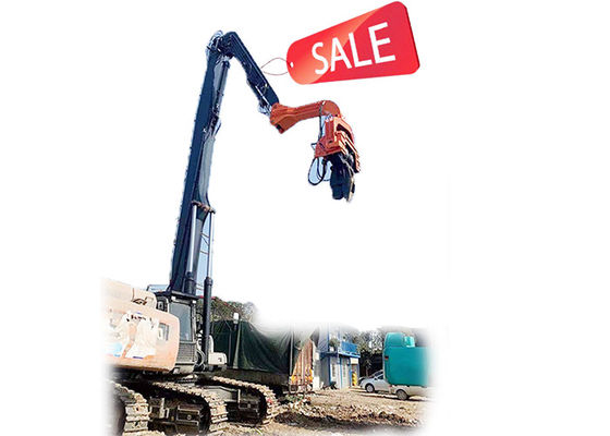 24m Excavator pilha braço de condução, Boom de longo alcance para 65 toneladas Excavator