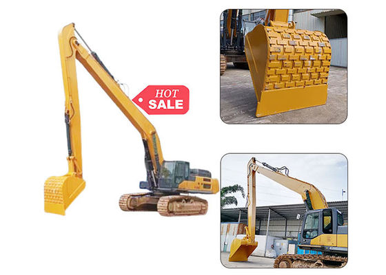 Q690D Excavadora de longo alcance braço e boom para descarregar areia para melhorar a escavação