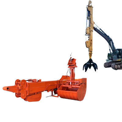 BS900E Excavador montado com braço telescópico 3 secções para escavação de porões profundos