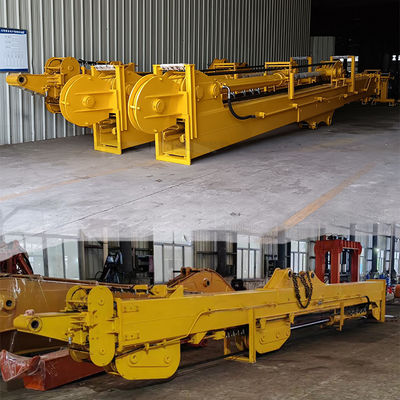 BS900E Excavador montado com braço telescópico 3 secções para escavação de porões profundos
