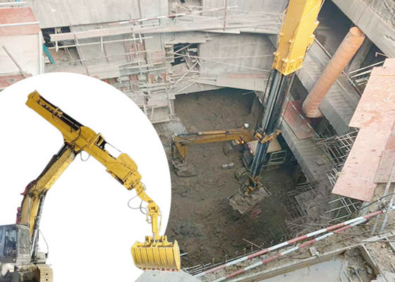 OEM Forte Excavador Hidráulico Braço Telescópico Boom se estende até 32 metros