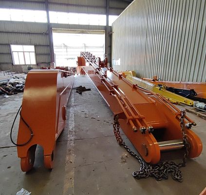 Braço de extensão de bala de longo alcance de escavadeira personalizada para projetos de alto alcance ZX1200