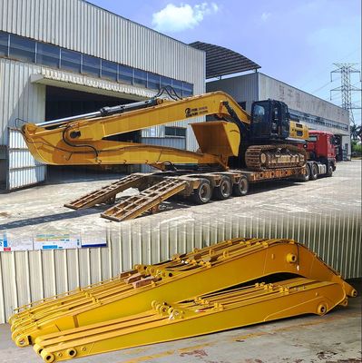 Excavadora de longo alcance para trabalho de dragagem Utilize material Q355B