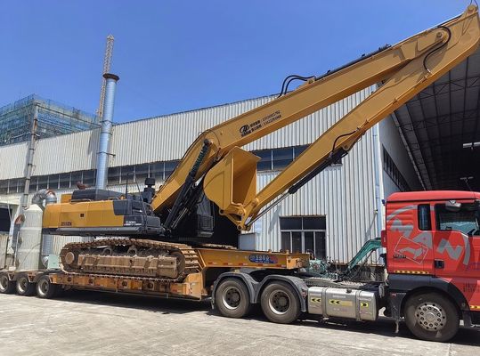 Acessórios de escavadeira personalizados Boom de longo alcance para escavadeira de 6 a 50 toneladas