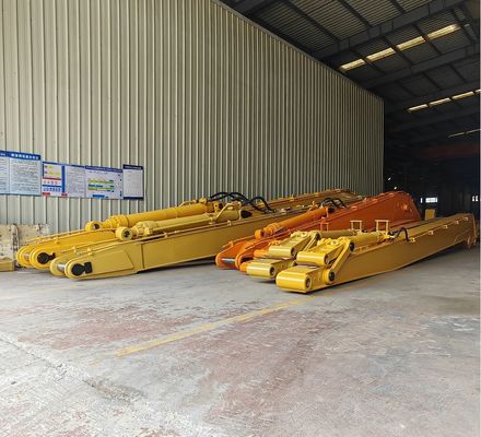 Acessórios de escavadeira personalizados Boom de longo alcance para escavadeira de 6 a 50 toneladas