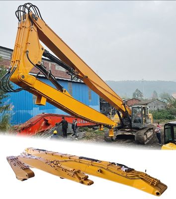 3 Secção Excavadora de Largo Alcance Braço de Demolição Boom de Alto Alcance Para Gato Komatsu