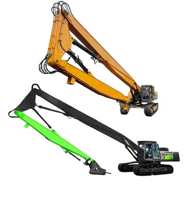 3 peças Excavadora de trabalho pesado braço Equipamento de demolição de alto alcance