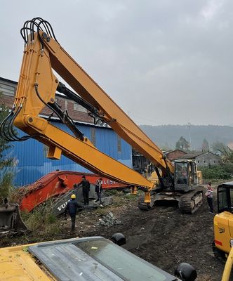 3 peças Excavadora de trabalho pesado braço Equipamento de demolição de alto alcance