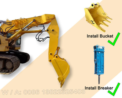 Equipamento de construção Boom Excavator Tunnel Arm Curto Alcance Q355B Material