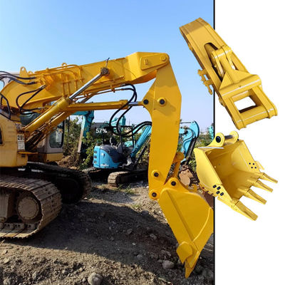 Equipamento de construção Boom Excavator Tunnel Arm Curto Alcance Q355B Material