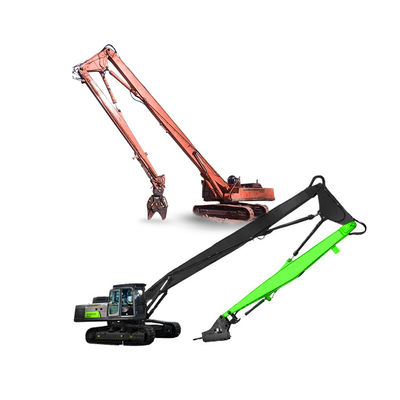 Três partes Telescópica Boom de demolição, Q355B Q690D Demolição Excavator Braço