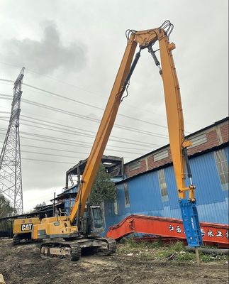 Três partes Telescópica Boom de demolição, Q355B Q690D Demolição Excavator Braço