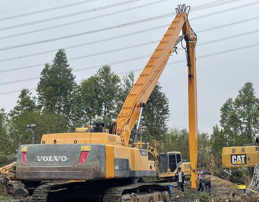 Três partes Telescópica Boom de demolição, Q355B Q690D Demolição Excavator Braço