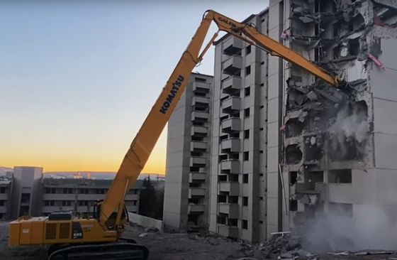 Excavadora de demolição de longo alcance de 6-8 toneladas