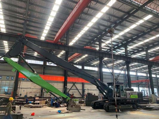 Braço de barra hidráulico de longo alcance personalizado para escavadeira de demolição de alto alcance