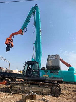 OEM Excavator Pile Driving Boom Arm vibratório de pilha martelo