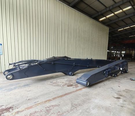 Escavação de cores personalizadas em pilha de braço de rolamento com fixação de martelo