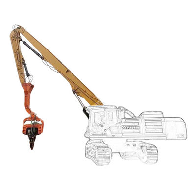 Excavadora de 20-85 toneladas de longo alcance braço hidráulico de empilhamento para perfuração profunda de fundações
