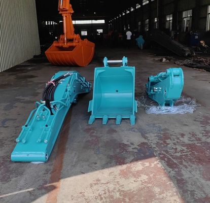 Encurtar Excavadora Pesada Boom Rock e braço Excavar túnel Excavar porão