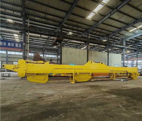 Boom telescópico de longo alcance para escavadeiras, canteiros de obras braço telescópico de metal