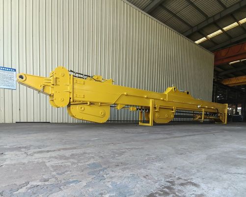 Excavadora pesada, braço extensivo, telescópio de longo alcance para escavação