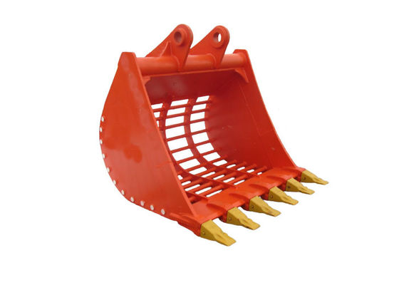 5tone-65tone Excavator Sieve Bucket For Cat Hitachi Komatsu Construção