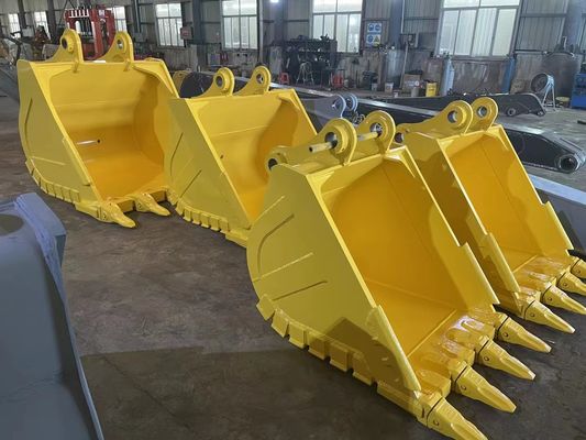 ODM OEM Heavy Duty 1 Cbm Rock Bucket para Máquinas de Construção Excavadora de Escavação Compatível com CAT320 PC200 ZX200