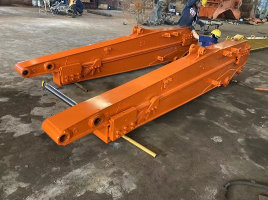 Q355B Braço deslizante telescópico de longo alcance 8-12m para escavadeira hidráulica Hitachi
