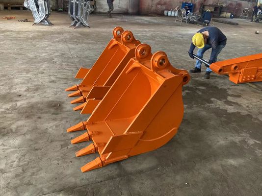 Q355B Braço deslizante telescópico de longo alcance 8-12m para escavadeira hidráulica Hitachi