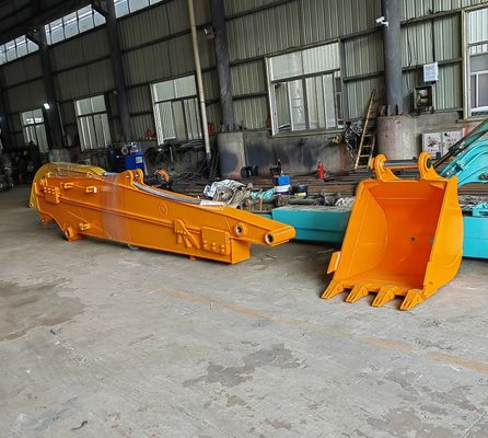 Q355B Braço deslizante telescópico de longo alcance 8-12m para escavadeira hidráulica Hitachi