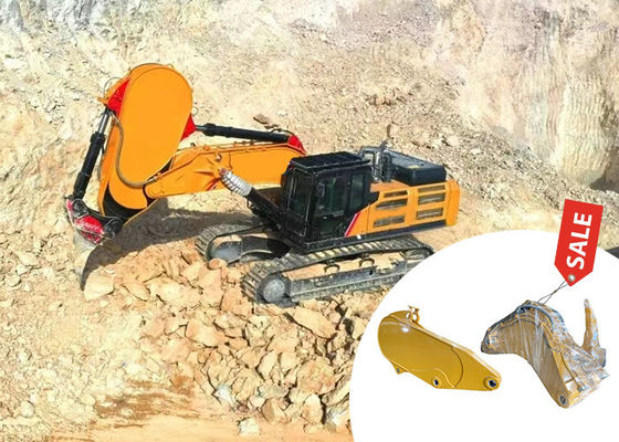 Excavadora de alta eficiência Boom de rocha e braço com estripador para gato Hitachi Komatsu