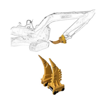 Excavadora de trabalho pesado Ripper de rocha Excavadora Ripper anexo para JCB Case Sany