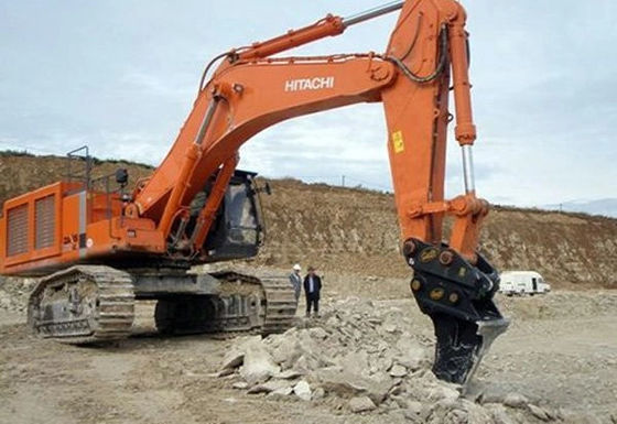 Desenho especializado de escavadeira de ponta, arrancador hidráulico para mineração e escavação