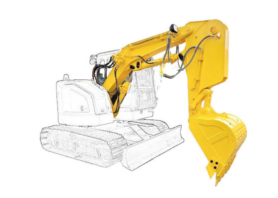 Ex60 Zx135 Zx200 Pc240 Excavadora de túnel de braço de uso Q355B material